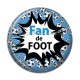 Cabochon Résine - fan de foot