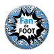 Cabochon Verre - fan de foot
