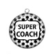 Pendentif Cabochon Argent - super coach