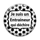 Cabochon Verre - je suis un entraineur qui déchire