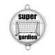 Connecteur Cabochon Argent - super gardien