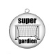 Pendentif Cabochon Argent - super gardien