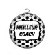 Pendentif Cabochon Argent - meilleur coach