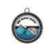 Pendentif Cabochon Argent - une super coach
