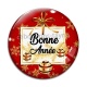 Cabochon Verre - bonne année