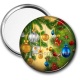 Miroir de poche - boules de noël