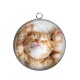 Pendentif Cabochon Argent - chaton