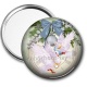 Miroir de poche - oiseaux de noël