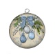 Pendentif Cabochon Argent - boulles