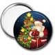Miroir de poche - père noël
