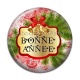 Cabochon Résine - bonne année