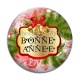 Cabochon Verre - bonne année