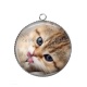 Pendentif Cabochon Argent - chaton