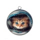 Pendentif Cabochon Argent - chaton