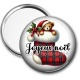 Miroir de poche - botte joyeux noël