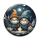 Cabochon Verre - papa noël