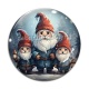 Cabochon Verre - père noël