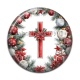 Cabochon Résine - croix de noël