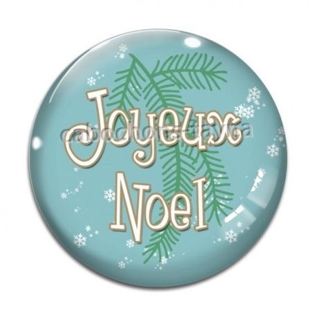 Cabochon Verre - joyeux noël