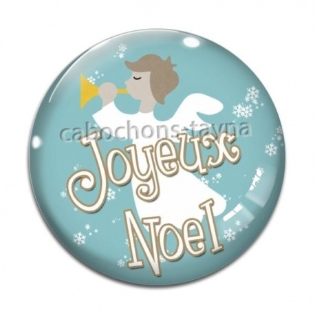 Cabochon Verre -  joyeux noël