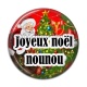Cabochon Résine - joyeux noël nounou