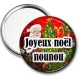 Miroir de poche - joyeux noël nounou