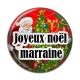 Cabochon Résine - joyeux noël marraine