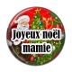 Cabochon Résine - joyeux noël mamie
