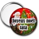 Miroir de poche - joyeux noël tata