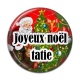 Cabochon Résine - joyeux noël tatie
