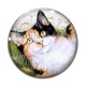 Cabochon Verre - chat