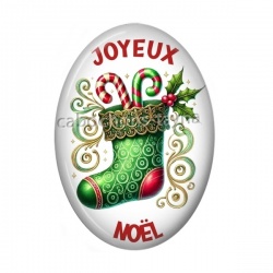 joyeux noël ovale