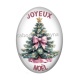 joyeux noël ovale