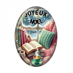 joyeux noël ovale