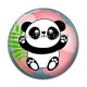 Cabochon Résine - panda