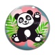 Cabochon Verre - panda