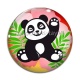 Cabochon Verre - panda