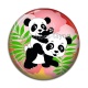 Cabochon Résine - panda
