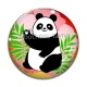 Cabochon Verre - panda
