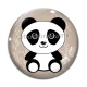 Cabochon Verre - panda