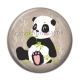 Cabochon Résine - panda