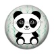 Cabochon Résine - panda