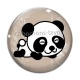 Cabochon Verre - panda