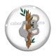 Cabochon Verre - koala