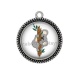 Pendentif Cabochon Argent - koala