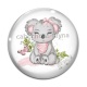 Cabochon Verre - koala