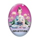 Cabochon Verre Ovale - Zen attitude