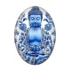 Cabochon Résine Ovale - méditation