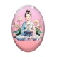 Cabochon Verre Ovale - yoga méditation zen