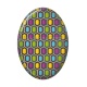 Cabochon Résine Ovale - Fond Géométrique